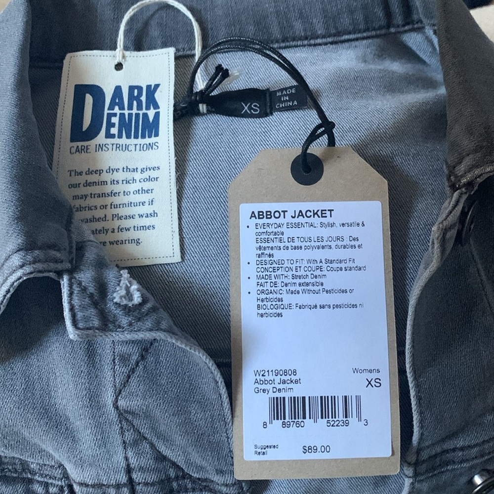 Prana Gray Abbot Jean Jacket - Picture 4 of 5